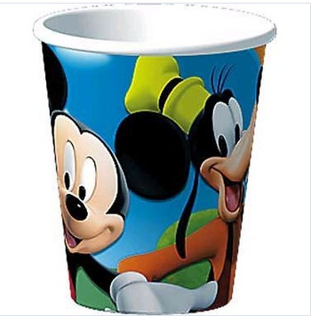 China Recyclable Custom Paper Popcorn Buckets with Mickey Mouse Offset Printing supplier