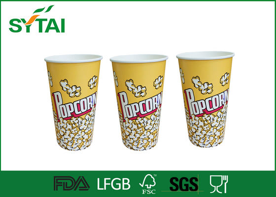 China Personalized Recyclable Food Packaging Custom Popcorn Bucket , Small Popcorn Boxes supplier