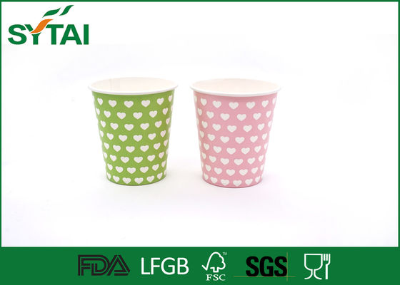 China Disposable Hot Drink Paper Cups , biodegradable coffee cups Single PE Coated supplier