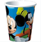 Recyclable Custom Paper Popcorn Buckets with Mickey Mouse Offset Printing supplier