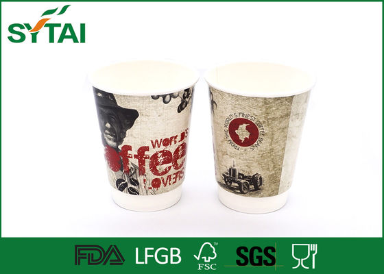China 90Mm Custom Disposable Coffee Takeaway Cups And Cove For Party , Home And Hotel supplier